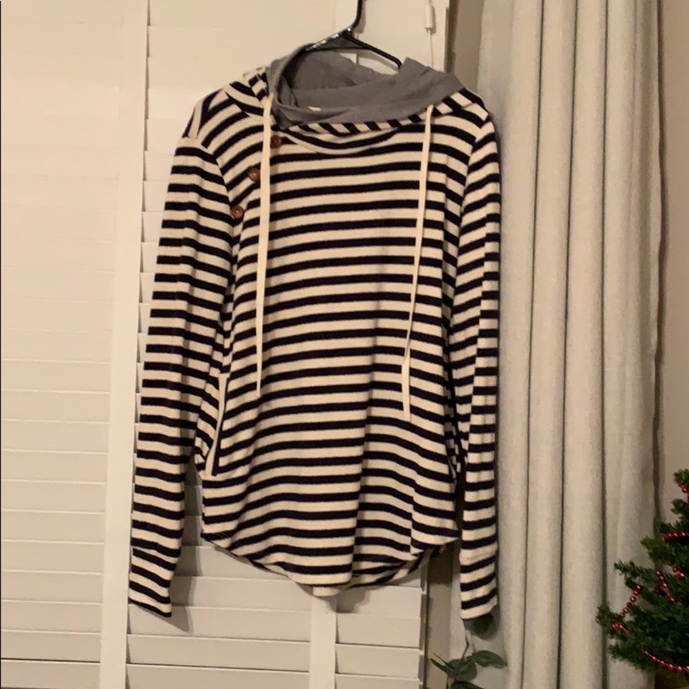 Striped sweatshirt